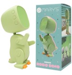 1301 Mary`s reloj despertador robo-dino verde